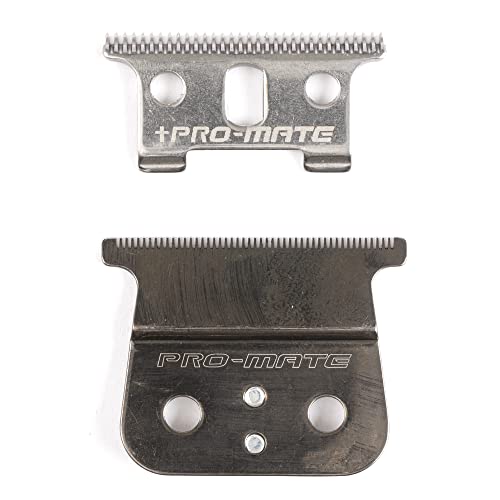 Andis T-Outliner & GTX Replacement One Hittaz Zero Gap Modified T Blades for Model GO, GTO #04521 by Pro-Mate w/Free Screws.