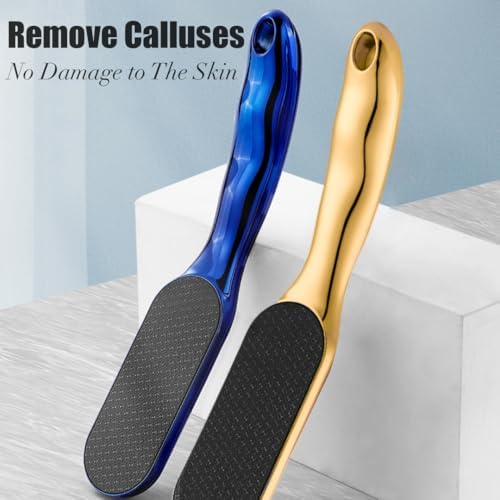 Beyond The Cream Foot File - Gold, Foot Callus Remover, Durable Foot Scrubber, Dead Skin Remover, Hygienic Pedicure Tool, Long Lasting Foot Buffer, Soft Smooth Feet