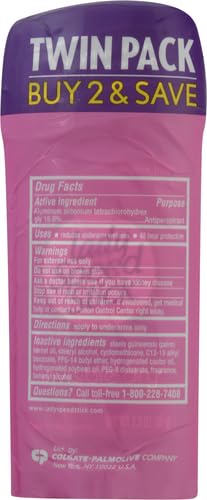 Lady Speed Stick Invisible Dry Antiperspirant Deodorant, Shower Fresh, 2.3oz Twin Pack