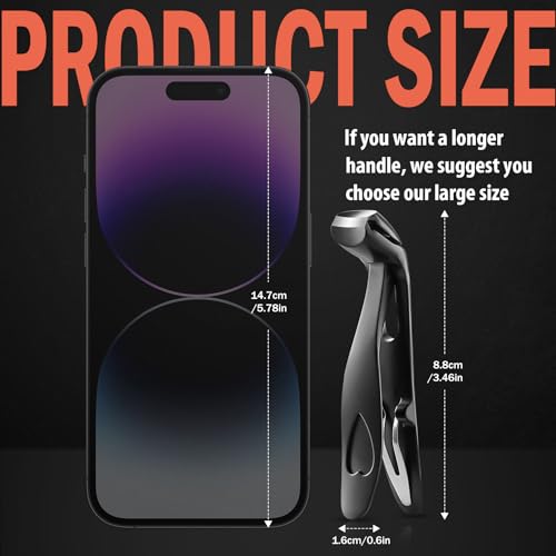 BEZOX Angled Head Toe Nail Clippers for Seniors for Thick Nails - Ergonomic Toenails Clipper for Thick Toenails, Premium Finger Nails Clipper for Adult with Catcher - Black