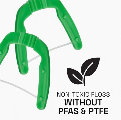 Reach Ultraclean Access Flosser Bundle, Mint, Plaque Remover for Teeth, for Hard to Reach Areas, Oral Care, PFAS-Free, 1 Flosser Starter Kit + 3 Packs Refill Heads