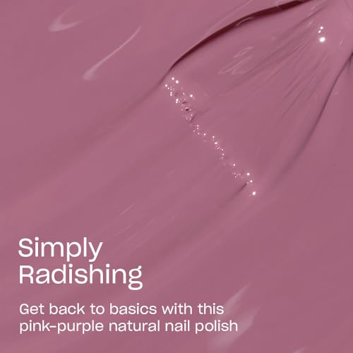 OPI Nature Strong Natural Origin Nail Polish | Opaque Bright Purple Lilac Crème Eco-Friendly Nail Polish | Plant Based, Vegan, Cruelty Free