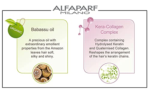 Alfaparf Milano Home Keratin Hair Treatment - Lisse Design Express Brazilian Hair Straightening and Smoothing - Formaldehyde Free - Sulfate Free