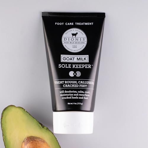 Dionis Goat Milk Skincare Footcare Lotion (2 In 1 Sole Keeper), Moisturize Dry Cracked Feet, Smooth and Hydrated Feet, Dermatologist Tested