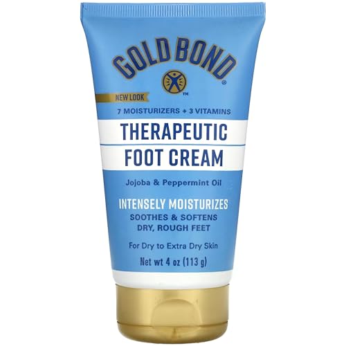 Gold Bond Therapeutic Foot Cream, 4 oz (5 Pack)