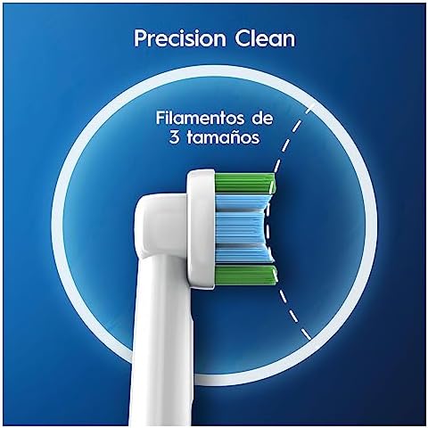 Oral-B Precision Clean Replacement Brush Heads, CleanMaximiser Bristles, Pack of 8