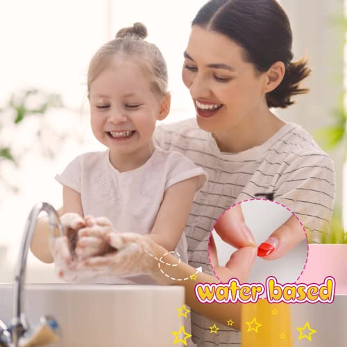 TOMICCA Kids Nail Polish Sets, 18 Pcs 100% Non Toxic Peel Off Water Based Safe Quick Dry Nail Polish Kit, Birthday Gifts Nail Paint Set for Girls with Nail Separator Stickers Kit (Ages 3+)