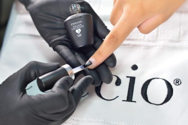 Cuccio Veneer Treatment Pack – Complete LED/UV Gel Polish System, Includes Prep, Fuse, Base, and Top Coat, 13 mL Each