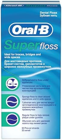 Oral B Floss Super Pre-Cut Strands 50m