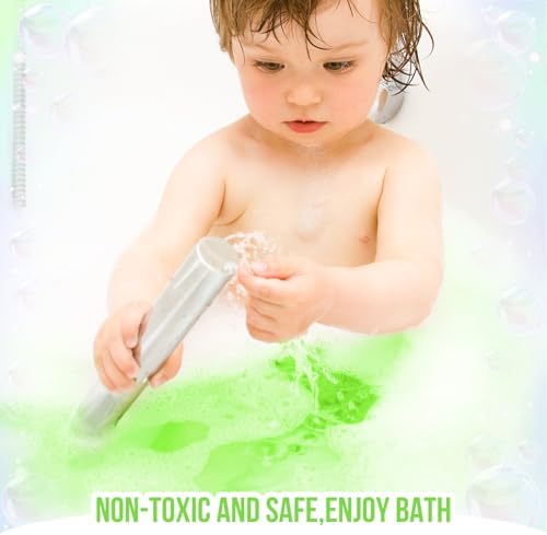 Bath Color Tablets for Kids, 140 Count Nontoxic & Fragrance-Free Vibrant Bath Color Drops Create Fun Bath Colors, Water Color Tablets in 7 Colors for Kids Bath, Make Fun Educational Bathtime