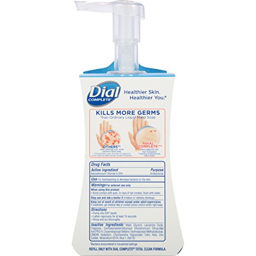 Dial Complete Foaming Antibacterial Hand Wash, Spring Water, 7.5 Ounce