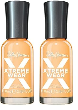 Sally Hansen Xtreme Wear Nail Polish - City That Never Peach - 0.12 fl oz. (Pack of 2)