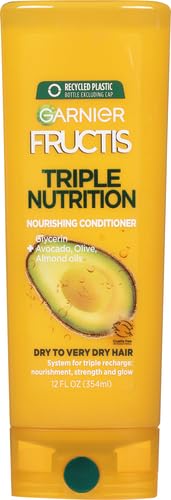 Garnier Fructis Triple Nutrition Conditioner, Dry to Very Dry Hair, 12 fl. oz.
