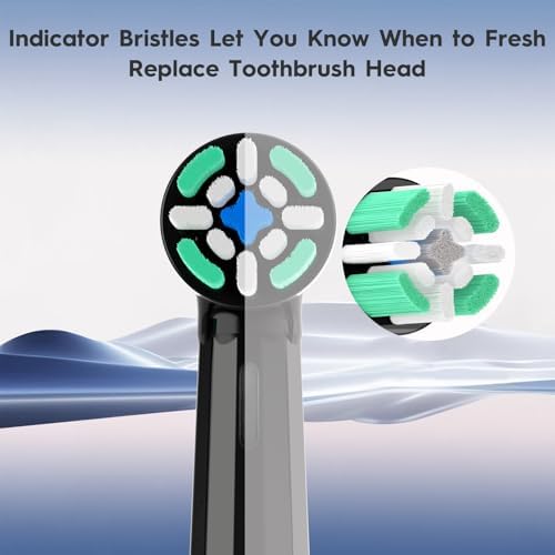 8PCS iO Replacement Heads for Oral-B iO Series 2/3/4/5/6/7/8/9/10,Toothbrush Heads Compatible with Oral B iO,Medium Bristles for Gentle Gum Care & Effective Cleaning