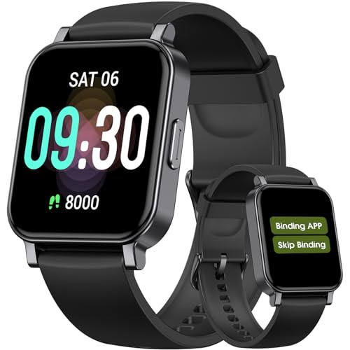 TYKOIT Pedometer Watch Senior Friendly No App/Phone Required, Waterproof Fitness Tracker Watch with Step Counter Calories/Sleep Tracker for Walking Running for Men Women