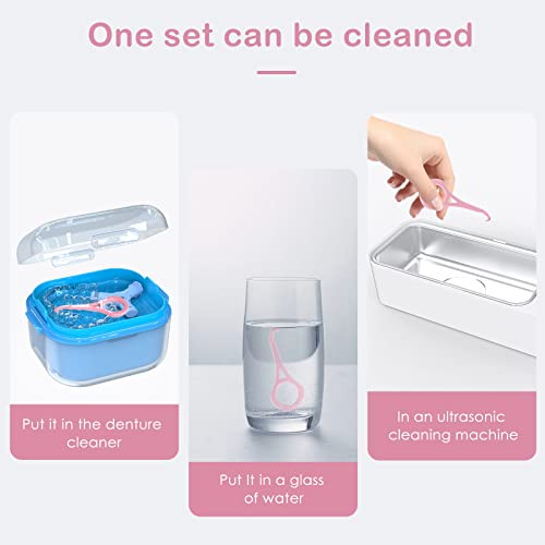 ARGOMAX - Aligner Removal Tool, 100 Retainer Remover Tool, Invisible Braces Removal Tools, Suitable for Removing Braces, Trays, Retainers, Dentures and Aligners(Pink).