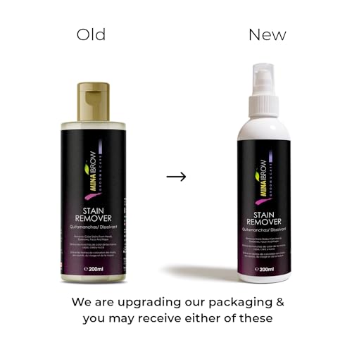 Mina Henna Tint Stain Remover, Softly removes hair color from the scalp, skin around from the eyebrows, hair, beard and mustache quickly and gently 200ml, colorfix hair color remover