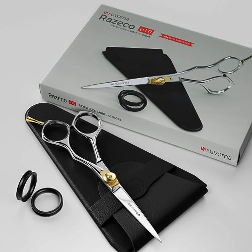 Hair Cutting Scissors for Professionals, Barbers - Hair Shears for Cutting, Trimming, Grooming, Precision - Extremely Sharp Razor Edge - Made With 6.5" Japanese Stainless Steel for Men, Women.
