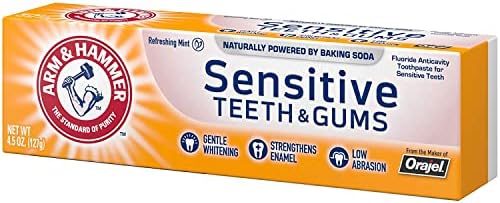 ARM & HAMMER Sensitive Teeth & Gums Toothpaste 4.5 oz (Pack of 4)