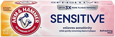 ARM & HAMMER Sensitive Teeth & Gums Toothpaste 4.5 oz (Pack of 4)