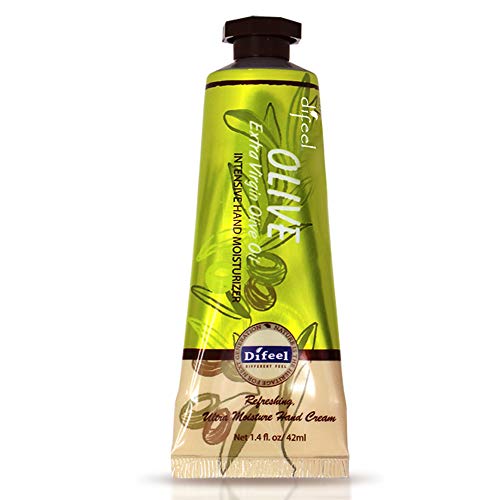 Difeel Hand Cream with Olive Oil with Vitamin E, Natural Oil and Botanical Extracts 1.5 Ounce