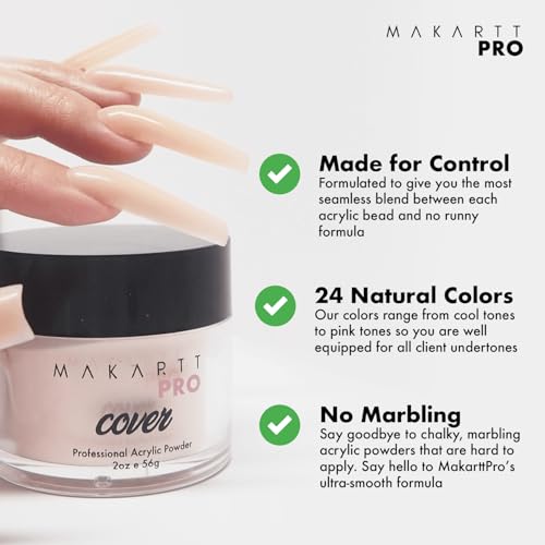 Acrylic Starter Kit for Beginners - Includes Pink & Clear Powder, High-Quality Acrylic Essentials Perfect for Aspiring Professional Nail Technicians