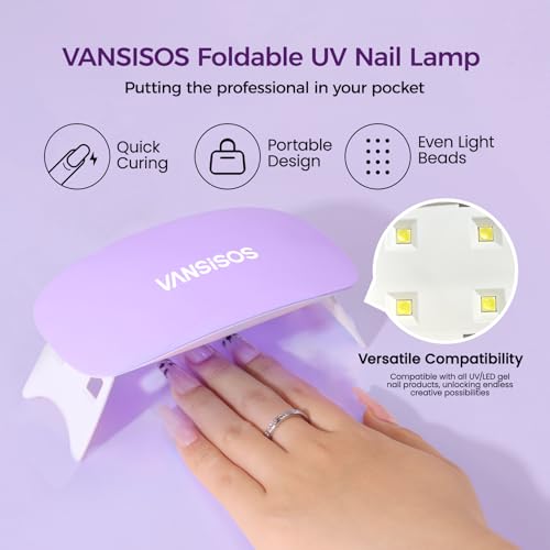 Poly Gel Nail Kit: 14 PCS PolyGel with Slip Solution Mini U V Nail Light Poly Gel Kit for Beginners with Everything Extension