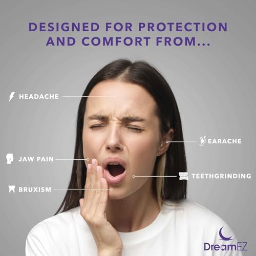 Anti Grinding Mouth Guard for Clenching Teeth at Night, Professional Dental Night Guard for Grinding and Bruxing, Made in The USA (1-Pack)