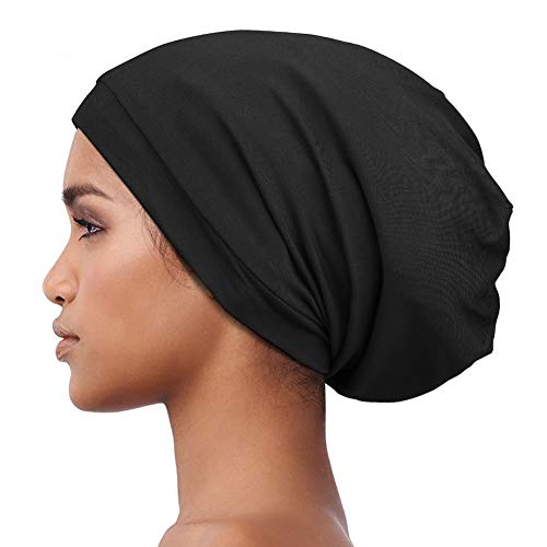 Alnorm Satin Cap for Curly Hair Sleeping Headwear for Women Long Hair