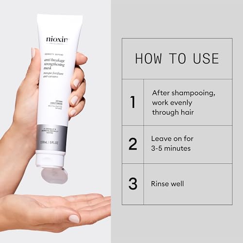 Nioxin Density Defend Anti-Breakage Strengthening Mask | For Damaged, Colored, Thinning Hair | Intense Conditioning | Protects Against Breakage | For All Hair Types
