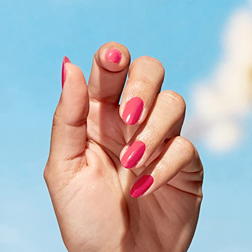 OPI Nature Strong Natural Origin Nail Polish | Opaque Bright Red & Orange Crème Eco-Friendly Nail Polish | Plant Based, Vegan, Cruelty Free