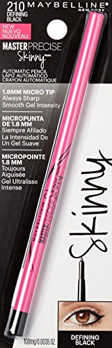 Maybelline Master Precise Skinny Gel Eyeliner Pencil, Defining Black, 0.004 oz.
