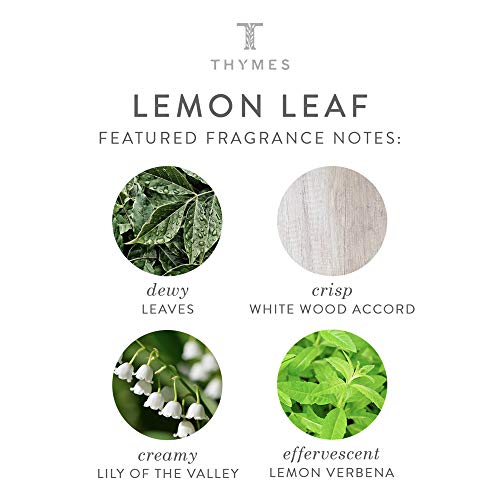 Thymes Moisturizing Hand Lotion for Dry Skin - Moisturizer for Beauty and Personal Care - Luxury Hand Lotion for Women & Men with Shea Butter & Vitamin E (Lemon Leaf, 9 fl oz)