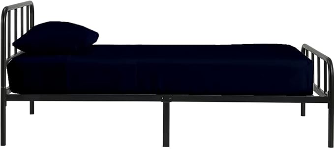 NON Sticky cotton 4 PC Cot Sheet Sets 28x75,100% Fitted Cot Sheet- Perfect Narrow Twin/Rv Bunk/Camping Cot/Guest Bed Replacement,Sheets Cot Bunk Bed-Fits Upto 4-8'' Deep Mattress- Navy Blue Solid