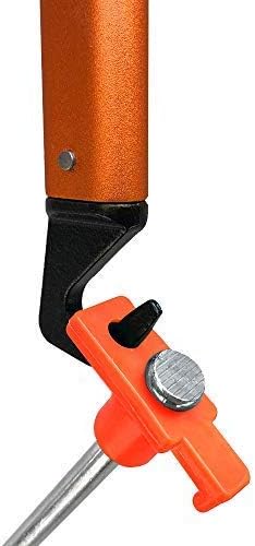 ABCCANOPY Tent Stakes 16" Camping Tent Stakes, 10pc-Pack (Orange)