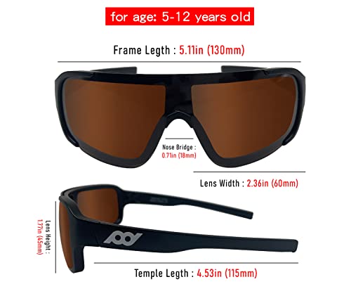 XII WY Polarized Youth Kids Sports Sunglasses Cycling Running Golf for Boys Girls