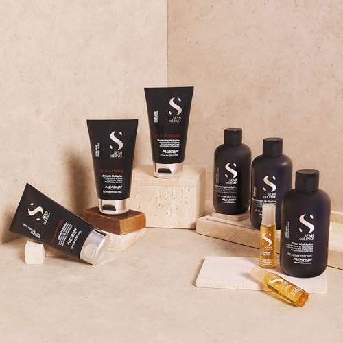 Alfaparf Milano Semi di Lino Sublime Cellula Madre Beauty Genesis Vials - Argan Ampoules for Radiant and Healthy Hair - Protects Color - Adds Shine (12 Vials / 0.44 fl. oz. each)