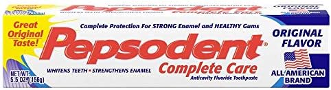 Pepsodent Complete Care Toothpaste Original Flavor 5.5 oz ( Pack of 10)