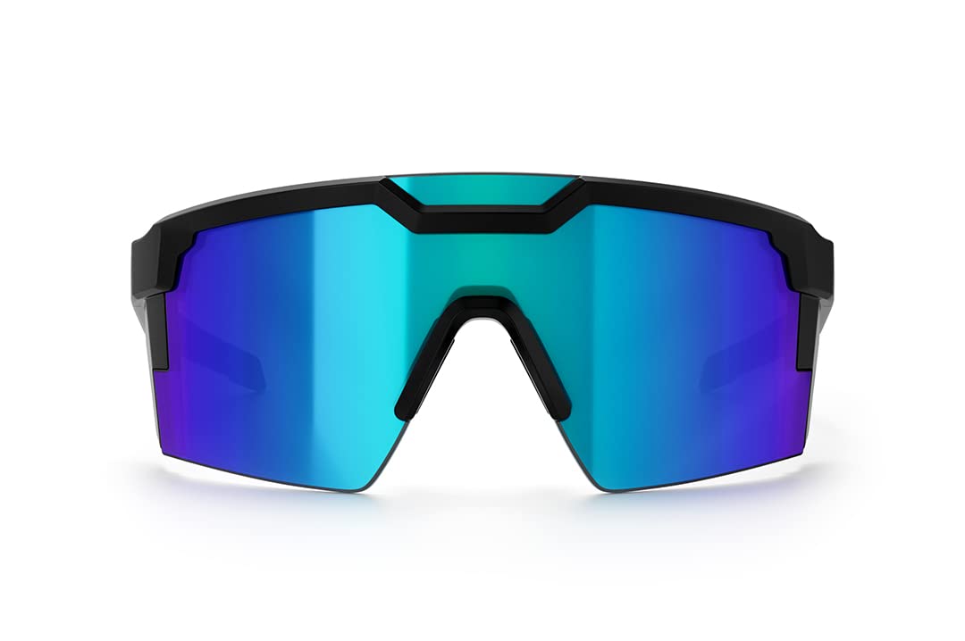 Heat Wave Visual Future Tech Z87+ Sunglasses in Galaxy Blue