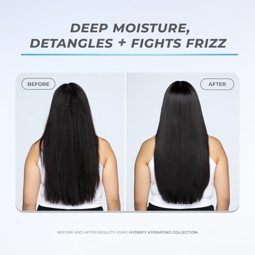 XMONDO Hydrify Ultra Hydrating Mask - Deep Conditioning Treatment for Dry, Damaged Hair, Intense Moisture with Hyaluronic Acid, Shea Butter, and Our Signature 6 Oil Blend 7.95 fl. oz.,