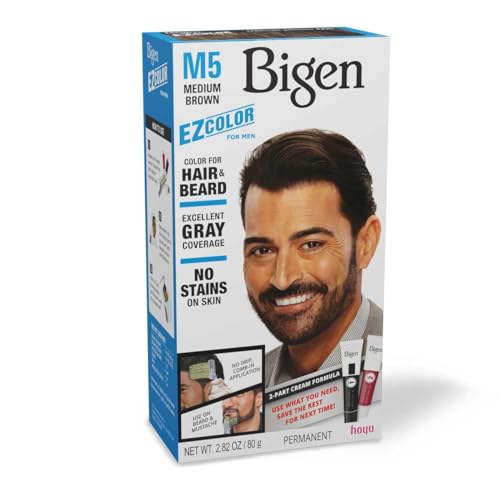 M5 Bigen EZ Color for Men Medium Brown - 3 Pack