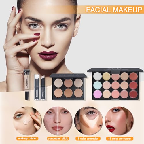 Makeup Kit For Teens,Girls Make up kit,Makeup Set For Women Full Kit with Makeup Box, Eyeshadow Palettes, Lipsticks, Brushes and Beauty Tools,(black)