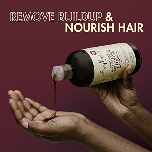 SheaMoisture Curly Bundle: 16 oz Shampoo, 13 oz Conditioner, 11.5 oz Leave-in with Jamaican Black Castor Oil for Healthy Growth and Restoration - Sulfate Free