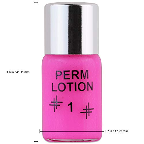 Premium Dolly's Lash Perm Lotion Pink Bottle- Number 1 Perm Lotion - Strong Hold, Curling, Perming, Eyelash Lifting