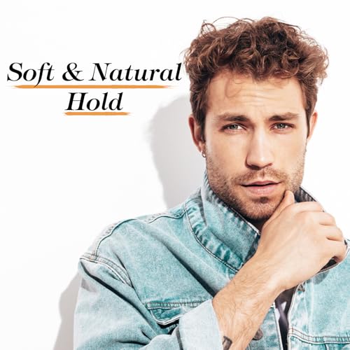 3-in-1 Curl Cream for Men - Defines Curls, Tames Frizz, Adds Smoothness and Texture for Curly and Wavy Hair, Hair Styling Cream with Desert Derived Extracts, Sulfate - Free 3.38 oz