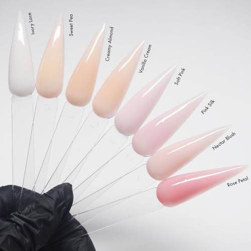 Acrylic Powder - 56g/2oz Nail Cover for Extension, Perfect for Professional Private Nail Technicians - Color: Rose Petal