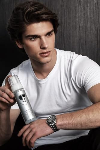 Avenue Man Unscented Sculpting Foam - Frizz Control & Firm Hold Hair Mousse for Men - Styling Hair Products - Mens Mousse for Hair Styling with No Crunch, Clean Texture & Long-Lasting Lift - 7 oz