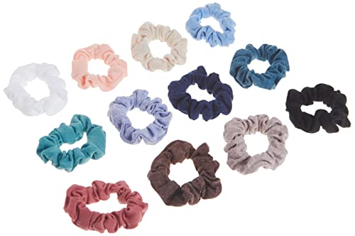 Goody Ouchless Value Pack Heather Scrunchies, 12ct
