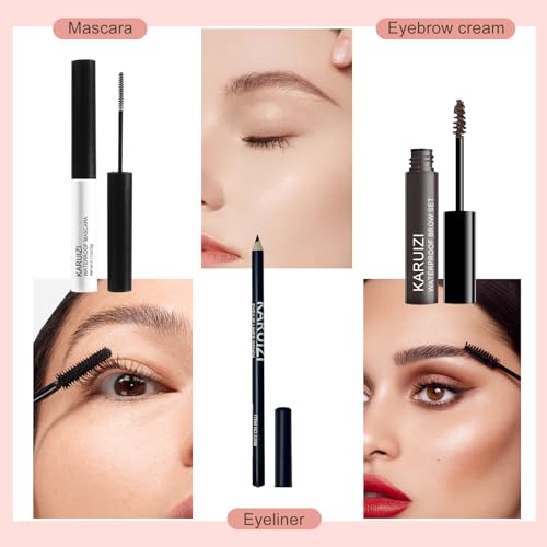 All in One Makeup Kit,Makeup Kit for Women, Teens and Girls, All-in-One Set with Eyeshadow Palettes, Lipsticks, Brushes, Storage Bag,Makeup gift set girls makeup sets ages 8-12 (Red rose)