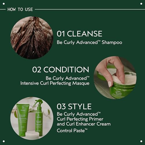 Aveda Be Curly Advanced Intensive Curl Perfecting Masque | Deep Conditioning Masque for Curly, Coily & Wavy Hair | Fights Frizz| Silicone Free | Sulfate Free | 97% Naturally Derived*